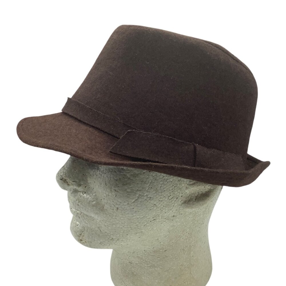 Magid Hats Brown Fedora Men Women‎ Wool Blend Classic Style One Size